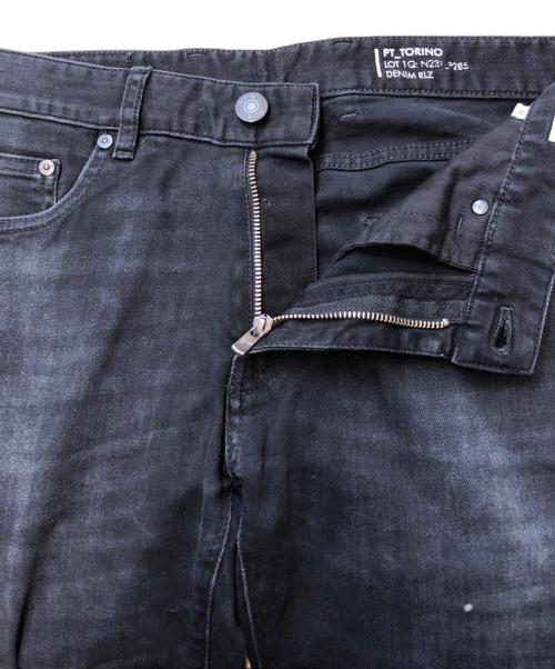 PT TORINO（ピーティートリノ）PT TORINO (ピーティートリノ) スキニーデニムパンツ ブラック サイズ:81cm(W32)の古着・服飾アイテム