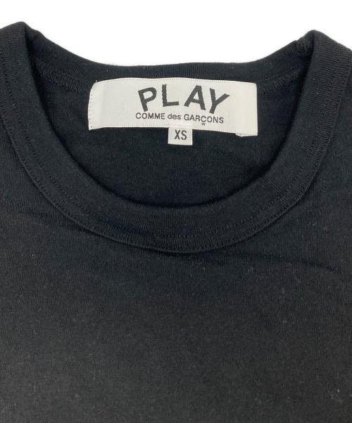 PLAY COMME des GARCONS（プレイコムデギャルソン）PLAY COMME des GARCONS (プレイコムデギャルソン) ワンポイントTシャツ/AX-T108 ブラック サイズ:XSの古着・服飾アイテム