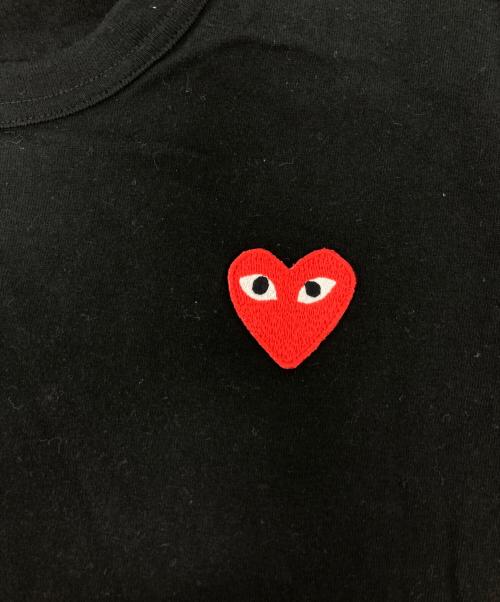 PLAY COMME des GARCONS（プレイコムデギャルソン）PLAY COMME des GARCONS (プレイコムデギャルソン) ワンポイントTシャツ/AX-T108 ブラック サイズ:XSの古着・服飾アイテム