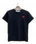 PLAY COMME des GARCONS（プレイコムデギャルソン）の古着「ワンポイントTシャツ/AX-T108」｜ブラック