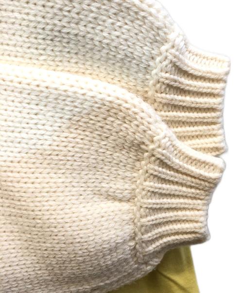 nagonstans（ナゴンスタンス）nagonstans (ナゴンスタンス) 異素材コンビニット ホワイト サイズ:38の古着・服飾アイテム