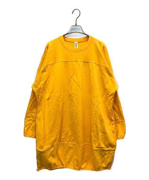 nagonstans（ナゴンスタンス）nagonstans (ナゴンスタンス) Compact Sweatベールボールチュニック オレンジ サイズ:38の古着・服飾アイテム