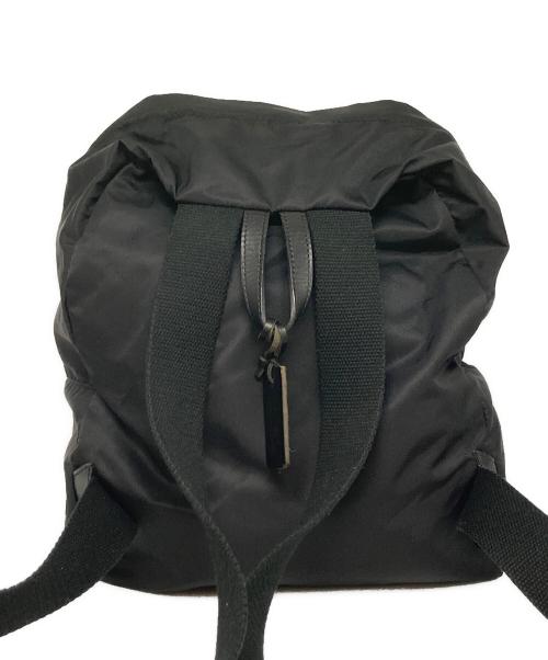 Felisi（フェリージ）Felisi (フェリージ) ナイロン×レザーバックパック ブラックの古着・服飾アイテム