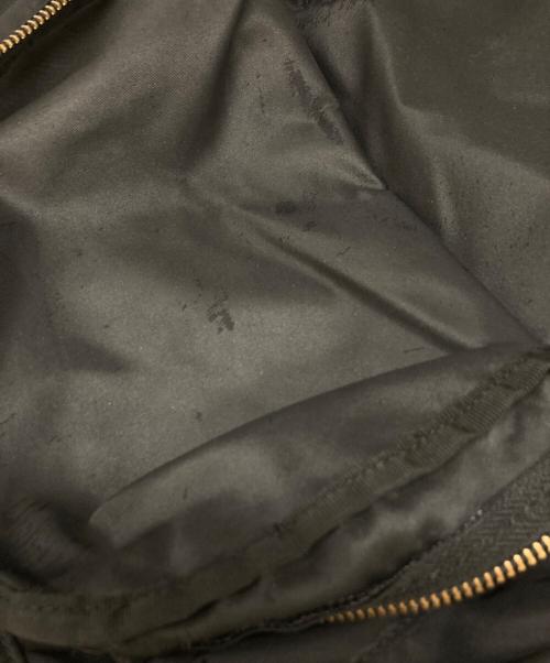 Felisi（フェリージ）Felisi (フェリージ) ナイロン×レザーバックパック ブラックの古着・服飾アイテム