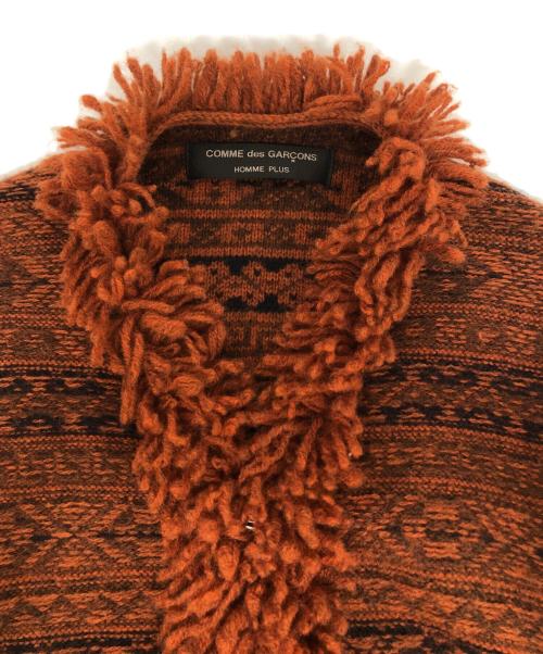 COMME des GARCONS HOMME PLUS（コムデギャルソンオムプリュス）COMME des GARCONS HOMME PLUS (コムデギャルソンオムプリュス) フリルジップニット オレンジ サイズ:-の古着・服飾アイテム