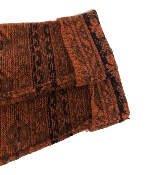 COMME des GARCONS HOMME PLUS（コムデギャルソンオムプリュス）COMME des GARCONS HOMME PLUS (コムデギャルソンオムプリュス) フリルジップニット オレンジ サイズ:-の古着・服飾アイテム