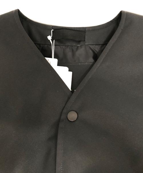 Adam et Rope（アダム エ ロペ）Adam et Rope (アダム エ ロペ) ノーカラー中綿ジャケット ブラック サイズ:L 未使用品の古着・服飾アイテム