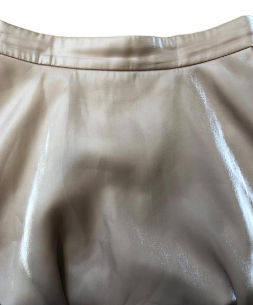 anuans（アニュアンス）anuans (アニュアンス) シャイニーシアーサテンフレアスカート ピンク サイズ:Mの古着・服飾アイテム