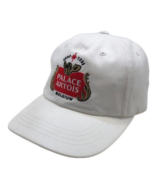 PALACE（パレス）PALACE (パレス) Stella Artois (ステラ・アルトワ) 6-Panel cap ホワイトの古着・服飾アイテム