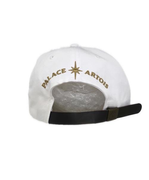 PALACE（パレス）PALACE (パレス) Stella Artois (ステラ・アルトワ) 6-Panel cap ホワイトの古着・服飾アイテム