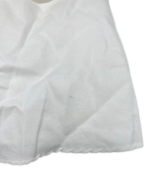 TOMORROW LAND（トゥモローランド）TOMORROW LAND (トゥモローランド) タイプライターダブルクロス アシンメトリックフリルシャツ/39-01-41-01003 ホワイト サイズ:Freeの古着・服飾アイテム