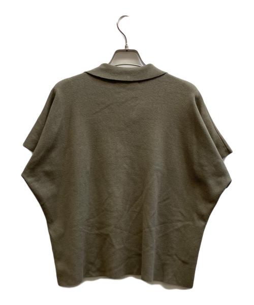Curensology（カレンソロジー）Curensology (カレンソロジー) ポロニット/CL06079ER-00 オリーブ サイズ:Freeの古着・服飾アイテム