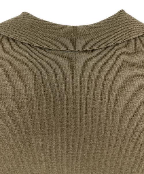 Curensology（カレンソロジー）Curensology (カレンソロジー) ポロニット/CL06079ER-00 オリーブ サイズ:Freeの古着・服飾アイテム
