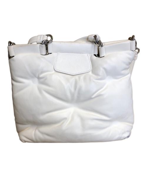 Maison Margiela（メゾンマルジェラ）Maison Margiela (メゾンマルジェラ) グラムスラム 2WAYバッグ ホワイトの古着・服飾アイテム