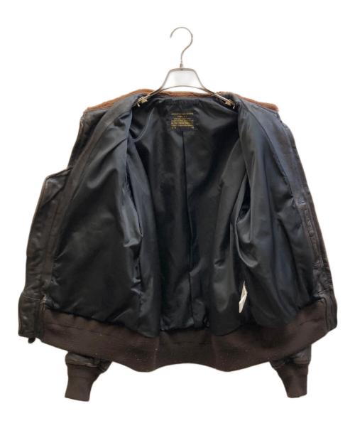 ALPHA（アルファ）ALPHA (アルファ) G-1 フライトレザージャケット ブラウン サイズ:40の古着・服飾アイテム