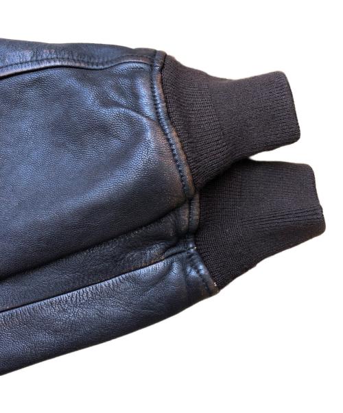 ALPHA（アルファ）ALPHA (アルファ) G-1 フライトレザージャケット ブラウン サイズ:40の古着・服飾アイテム