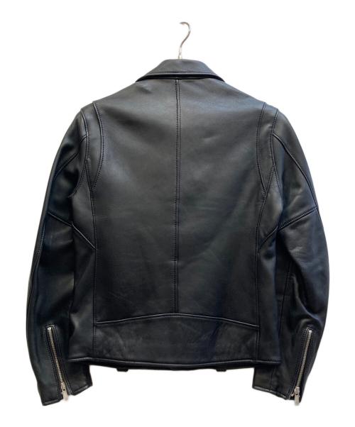 BEAUTY&YOUTH（ビューティーアンドユース）BEAUTY&YOUTH (ビューティーアンドユース) シープ ダブルライダースジャケット ブラック サイズ:Mの古着・服飾アイテム