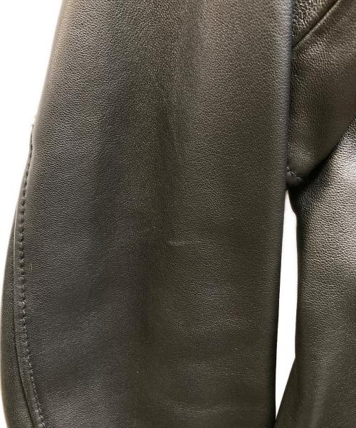 BEAUTY&YOUTH（ビューティーアンドユース）BEAUTY&YOUTH (ビューティーアンドユース) シープ ダブルライダースジャケット ブラック サイズ:Mの古着・服飾アイテム