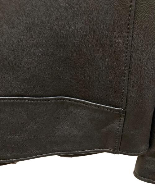 BEAUTY&YOUTH（ビューティーアンドユース）BEAUTY&YOUTH (ビューティーアンドユース) シープ ダブルライダースジャケット ブラック サイズ:Mの古着・服飾アイテム