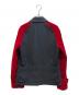 COMME des GARCONS HOMME PLUS (コムデギャルソンオムプリュス) 96AWベロア切替ジャケット レッド×グレー サイズ:M：20000円