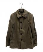 COMME des GARCONS HOMME PLUSコムデギャルソンオムプリュス）の古着「98AWインサイドアウトデザインジャケット」｜オリーブ