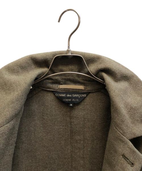 COMME des GARCONS HOMME PLUS（コムデギャルソンオムプリュス）COMME des GARCONS HOMME PLUS (コムデギャルソンオムプリュス) 98AWインサイドアウトデザインジャケット オリーブ サイズ:Mの古着・服飾アイテム