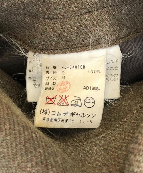 COMME des GARCONS HOMME PLUS（コムデギャルソンオムプリュス）COMME des GARCONS HOMME PLUS (コムデギャルソンオムプリュス) 98AWインサイドアウトデザインジャケット オリーブ サイズ:Mの古着・服飾アイテム