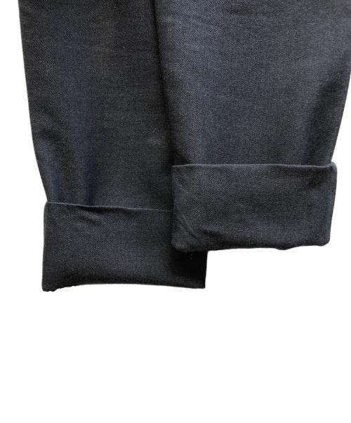 COMME des GARCONS HOMME PLUS（コムデギャルソンオムプリュス）COMME des GARCONS HOMME PLUS (コムデギャルソンオムプリュス) アクリルタックパンツ ネイビー サイズ:Mの古着・服飾アイテム