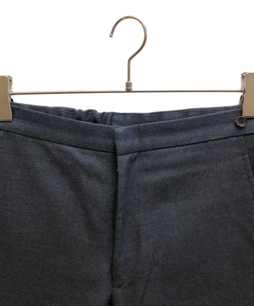 COMME des GARCONS HOMME PLUS（コムデギャルソンオムプリュス）COMME des GARCONS HOMME PLUS (コムデギャルソンオムプリュス) アクリルタックパンツ ネイビー サイズ:Mの古着・服飾アイテム