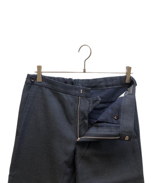 COMME des GARCONS HOMME PLUS（コムデギャルソンオムプリュス）COMME des GARCONS HOMME PLUS (コムデギャルソンオムプリュス) アクリルタックパンツ ネイビー サイズ:Mの古着・服飾アイテム