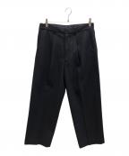 FARAHファーラー）の古着「One Tuck Side Adjustable Pants」｜ネイビー