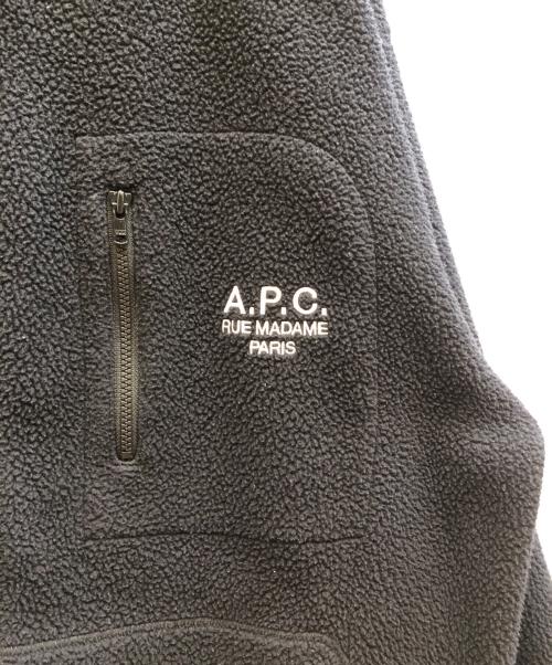 A.P.C.（アーペーセー）A.P.C. (アーペーセー) ボアジャケット ブラック サイズ:XLの古着・服飾アイテム