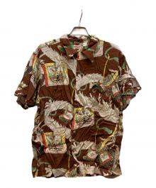 Sun Surf（サンサーフ）の古着「半袖アロハシャツ/511-M32414B」｜ブラウン