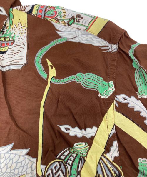 Sun Surf（サンサーフ）Sun Surf (サンサーフ) 半袖アロハシャツ/511-M32414B ブラウン サイズ:-の古着・服飾アイテム