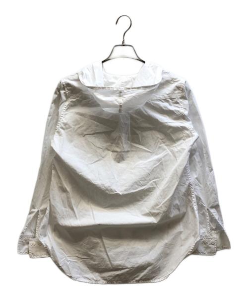 yohji yamamoto+noir（ヨウジヤマモトプリュスノアール）yohji yamamoto+Noir (ヨウジヤマモトプリュスノアール) 長袖ブラウス ホワイト サイズ:1の古着・服飾アイテム