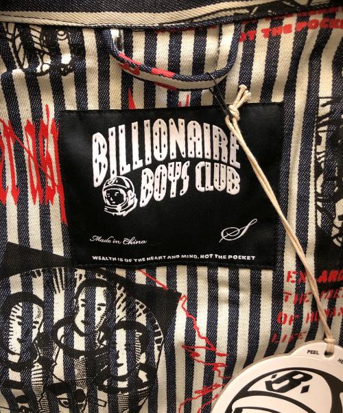 BILLIONAIRE BOYS CLUB（ビリオネアボーイズクラブ）BILLIONAIRE BOYS CLUB (ビリオネアボーイズクラブ) ストライプジャケット ネイビー サイズ:S 未使用品の古着・服飾アイテム