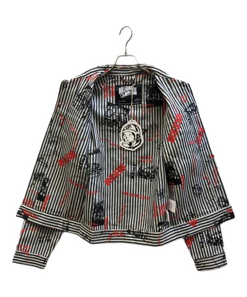 BILLIONAIRE BOYS CLUB（ビリオネアボーイズクラブ）BILLIONAIRE BOYS CLUB (ビリオネアボーイズクラブ) ストライプジャケット ネイビー サイズ:S 未使用品の古着・服飾アイテム