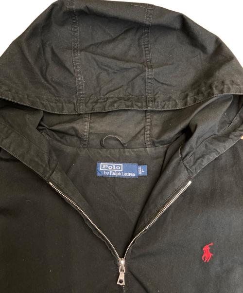 POLO RALPH LAUREN（ポロ・ラルフローレン）POLO RALPH LAUREN (ポロ・ラルフローレン) フーデッドジャケット ブラック サイズ:Lの古着・服飾アイテム