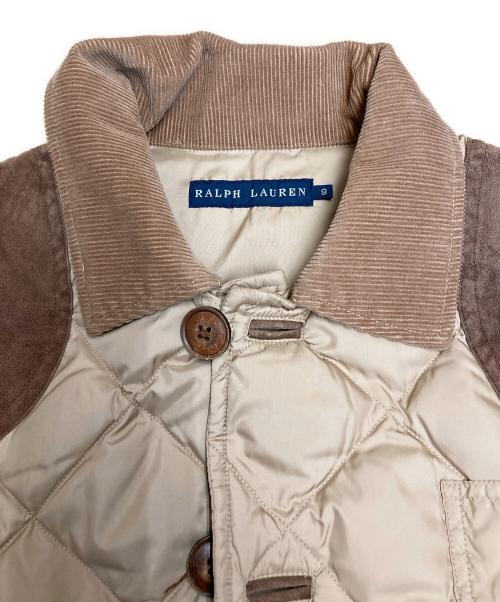 RALPH LAUREN（ラルフローレン）RALPH LAUREN (ラルフローレン) ダウンコート ベージュ サイズ:9の古着・服飾アイテム