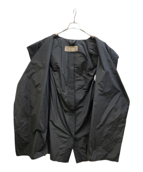 MaxMara（マックスマーラ）MaxMara (マックスマーラ) フーデッドコート ブラック サイズ:42の古着・服飾アイテム