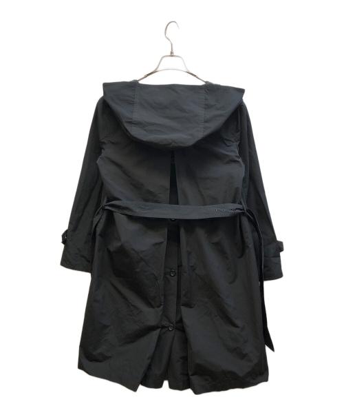 MaxMara（マックスマーラ）MaxMara (マックスマーラ) フーデッドコート ブラック サイズ:42の古着・服飾アイテム