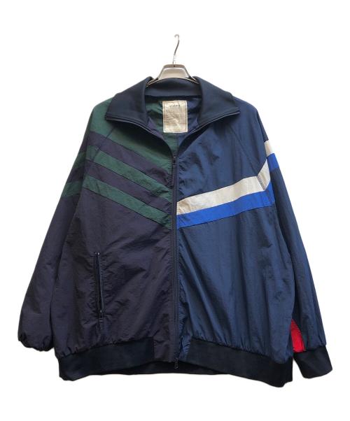 etsinta（エシンタ）etsinta (エシンタ) リメイクナイロンスタンドジャケット ネイビー サイズ:ONEの古着・服飾アイテム