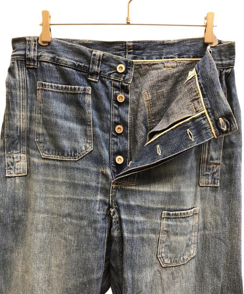 WAREHOUSE（ウエアハウス）WAREHOUSE (ウエアハウス) JOHN GLUCKOW (ジョン グラッコー) Netmaker's Trousers インディゴ サイズ:34の古着・服飾アイテム