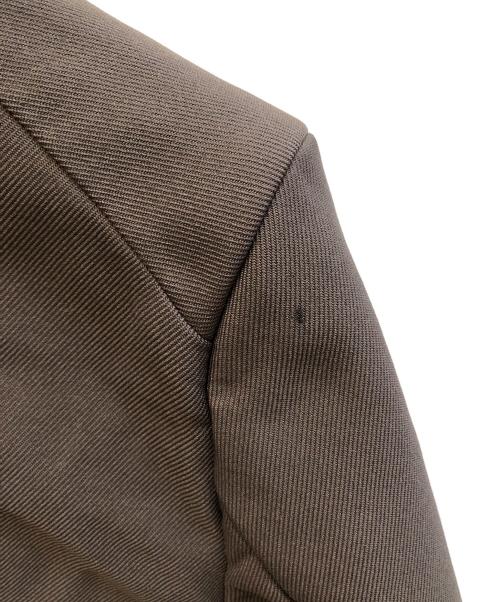COMME des GARCONS HOMME DEUX（コムデギャルソン オム ドゥ）COMME des GARCONS HOMME DEUX (コムデギャルソン オム ドゥ) ポリ縮絨テーラードジャケット ブラウン サイズ:Mの古着・服飾アイテム