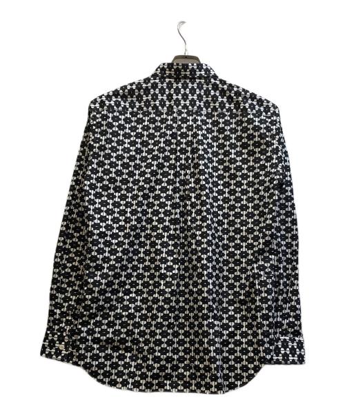 COMME des GARCONS HOMME DEUX（コムデギャルソン オム ドゥ）COMME des GARCONS HOMME DEUX (コムデギャルソン オム ドゥ) 総柄シャツ ブラック サイズ:Mの古着・服飾アイテム