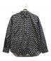 COMME des GARCONS HOMME DEUX（コムデギャルソン オム ドゥ）の古着「総柄シャツ」｜ブラック