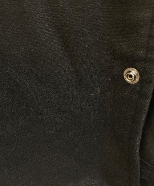 COMME des GARCONS HOMME DEUX（コムデギャルソン オム ドゥ）COMME des GARCONS HOMME DEUX (コムデギャルソン オム ドゥ) 綿ドビー織柄×ウール ナイロンクロス シャツ ブラック サイズ:Mの古着・服飾アイテム