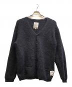 CLUCTクラクト）の古着「モヘア混カーディガン」｜ブラック