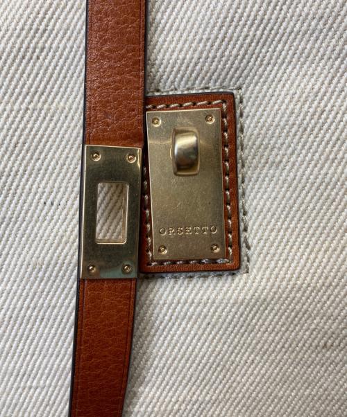 ORSETTO（オルセット）ORSETTO (オルセット) イアクッチバック ベージュの古着・服飾アイテム