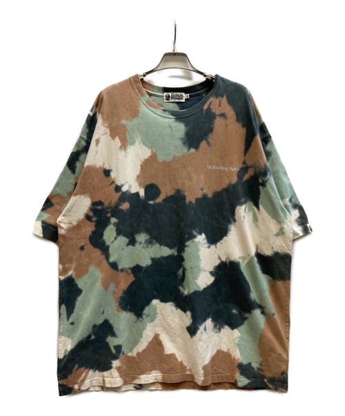 A BATHING APE（アベイシングエイプ）A BATHING APE (アベイシングエイプ) タイダイパターンTシャツ/001CSJ301006M マルチカラー サイズ:2XLの古着・服飾アイテム
